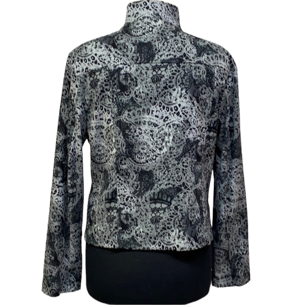 Linear Geo Print Jacket - Picture 3 of 4